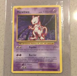 Pokemon Mewtwo Star 103/110 Holon Phantoms Ultra Rare Holo English Card - Image 1