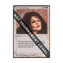 WOTC MtG Collector's Ed Reverse Damage (CE) (R) NM - Image 1