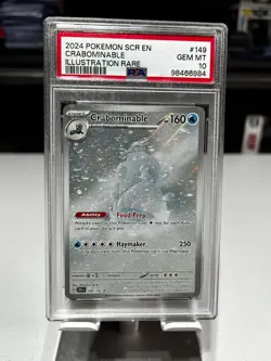 PSA 10 Crabominable Illustration Rare #149/142 Pokemon TCG - Image 1