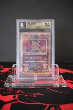 1999 Pokemon Movie Promo #1 Ancient Mew Holo Card BGS 9.5 - Image 1