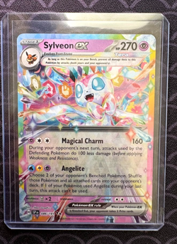 Sylveon ex 86/191 Double Rare ex Surging Sparks Pokemon Cards - Image 1