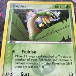 Pokemon TCG Tropius 27/101 EX Hidden Legends Rare Reverse Holo Basic 80 HP - Image 2