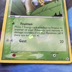 Pokemon TCG Tropius 27/101 EX Hidden Legends Rare Reverse Holo Basic 80 HP - Image 3