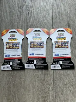 Pokemon TCG Surging Sparks booster packs - Lot of 3 factory sealed - Image 2