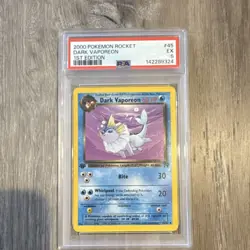 Pokemon Team Rocket Dark Vaporeon 1st Edition #45/82 PSA 5 Uncommon Regular - Image 1
