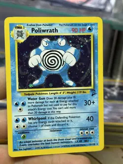 Japanese Ursaring Neo Poliwrath 15/130 Base Set 2 Vintage Pokemon Card Lot WOTC - Image 3