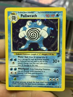 Japanese Ursaring Neo Poliwrath 15/130 Base Set 2 Vintage Pokemon Card Lot WOTC - Image 4