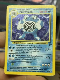 Japanese Ursaring Neo Poliwrath 15/130 Base Set 2 Vintage Pokemon Card Lot WOTC - Image 5