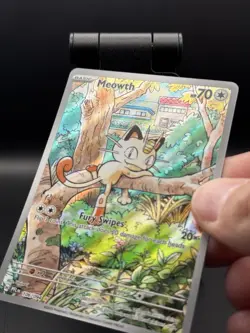 Meowth 106/094 Illustration Rare ME: Phantasmal Flame Pokemon TCG - NM/LP+ - Image 2