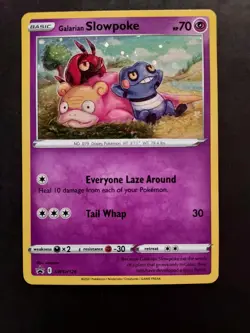 Galarian Slowpoke - SWSH126 SWSH: Sword & Shield Promo Cards Pokemon TCG SWIRL - Image 1
