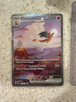 Charizard ex 199/165 SIR Sv: Scarlet & Violet 151 Holo Pokemon TCG - NM - Image 1