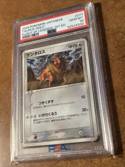 PSA 10 TAUROS Pokemon HOLO Flight of Legends 1st Edition Japanese *LOW POP* - Image 2
