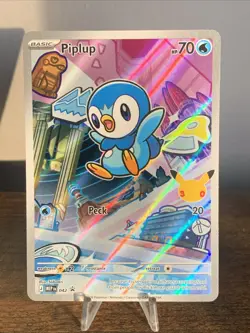 Piplup 2026 Pokemon MEP 042 Promo First Partner Illustration Rare - Image 1