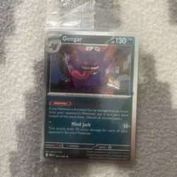 Pokemon TCG Gengar 050/088 EB Games Promo: SEALED - Image 1