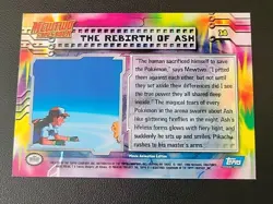 LP - RAINBOW Foil Topps Pokemon Mewtwo Strikes Back - The Rebirth Of Ash - Blue - Image 2