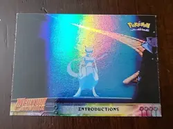 LP! Introductions #21 Rainbow Holo Foil Mewtwo Strikes Back Topps Pokemon - Image 1