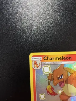 Pokemon TCG Charmeleon SV7/SV94 SM Hidden Fates Shiny Vault Shiny Holo Rare - Image 3