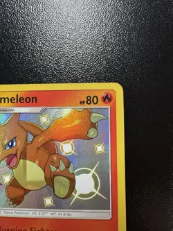 Pokemon TCG Charmeleon SV7/SV94 SM Hidden Fates Shiny Vault Shiny Holo Rare - Image 4
