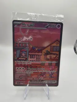 Mew ex SVP 053 Pokemon TCG Scarlet Violet 151 Black Star Promo Full Art SEALED - Image 1