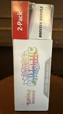 Costco Pokemon Prismatic Evolutions 2-Pack Trainer Box and Booster Bundle - Image 5