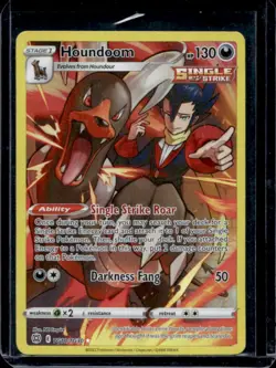 2022 Pokemon SWSH Brilliant Stars Houndoom Trainer Gallery Holo #TG10/TG30 - Image 1