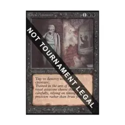 WOTC MtG Collector's Ed Royal Assassin (CE) (R) NM - Image 1