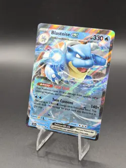Pokemon Blastoise ex - 030/142 SV07: Stellar Crown Holo - Image 1
