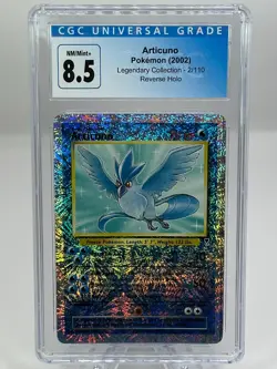 Pokemon English Reverse Holo Articuno CGC 8.5 NM/MINT+ Legendary Collection #2 - Image 1