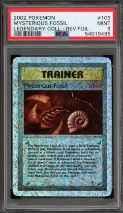 Pokemon Mysterious Fossil Legendary Coll. Reverse Holo #109 PSA 9 Mint - Image 1