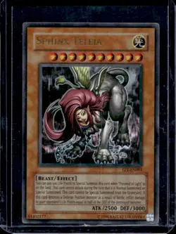 2004 Yu-Gi-Oh Exclusive Pack Sphinx Teleia #EP1-EN003 - Image 1