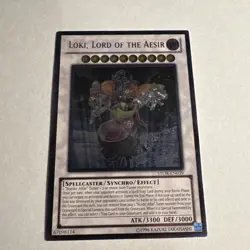 Ultimate Rare Loki, Lord of the Aesir STOR-EN039 Yugioh NM - Image 1