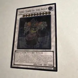 Ultimate Rare Loki, Lord of the Aesir STOR-EN039 Yugioh NM - Image 2