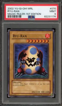 Yu-Gi-Oh! Ryu-Ran Magic Ruler 1st Edition MRL-070 PSA 9 Mint - Image 1
