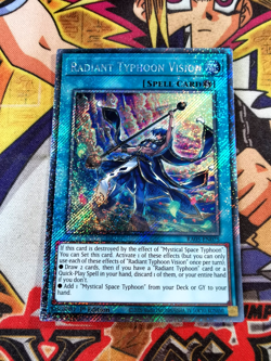 Radiant Typhoon Vision ra05-en075 (NEW) Platinum-Secret Rare Yu-Gi-Oh! - Image 1