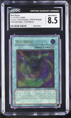Neo Space POTD-EN046 1st Edition Yu-gi-oh! CGC 8.5 Nm/mint+ *001 - Image 1