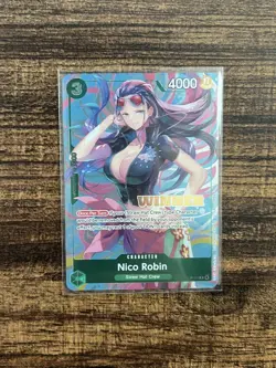 One Piece Card Game Heroines Battle Nico Robin + Jewlery Bonney Winner cards NM - Image 2