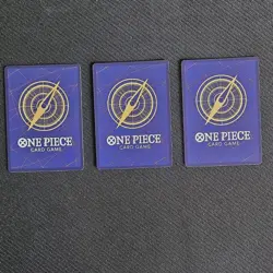2025 One Piece OP13 Luffy Ace Sabo Alt Art Gradable English Lot of 3 - Image 2