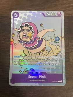 Senor Pink SR Alt Art OP10-067 One Piece TCG English Foil - Image 1