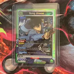 Union Arena UE17BT Solo Leveling - Sung Jinwoo SLG-1-049 SR - English - Image 1