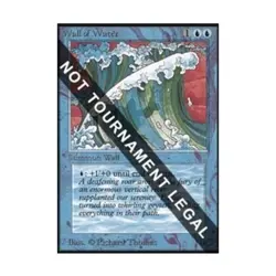 WOTC MtG Collector's Ed Wall of Water (CE) (U) NM - Image 1