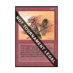 WOTC MtG Collector's Ed Disintegrate (CE) (C) NM - Image 1