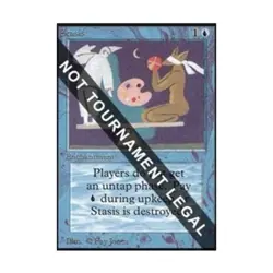 WOTC MtG Collector's Ed Stasis (CE) (R) NM - Image 1