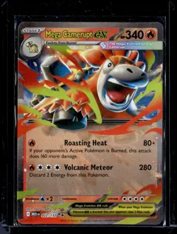 Mega Camerupt Ex 022/132 / Mega Evolutions Double Rare 2025 (NM) / Pokemon TCG - Image 1