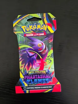 1x Pokemon Mega Evolution Phantasmal Flames Sleeved Booster Pack - Image 2