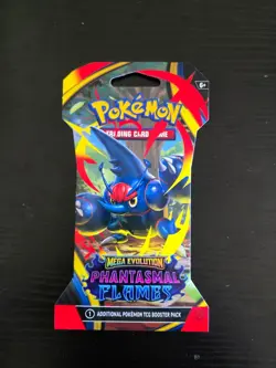 1x Pokemon Mega Evolution Phantasmal Flames Sleeved Booster Pack - Image 4