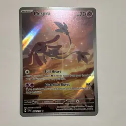 Pokemon Mesprit 204/191 Surging Sparks Illustration Rare Full Art Holo 70 HP - Image 1