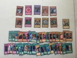 Yu-Gi-Oh! Mixed Lot Rares and Holos; Blue-Eyes SDK-001, 1000 Eyes, R.O.D LP-HP - Image 1