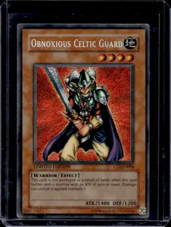 2004 Yu-Gi-Oh Collectible Tin Obnoxious Celtic Guard #CT1-EN006 - Image 1
