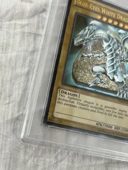 2013 Yugioh Kaiba Blue-Eyes White Dragon Ultimate Rare YSKR-EN001 PSA 10 - Image 3