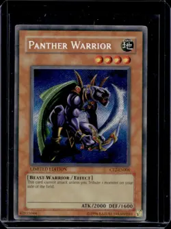 2005 Yu-Gi-Oh Collector's Tins Promos Panther Warrior #CT2-EN006 - Image 1